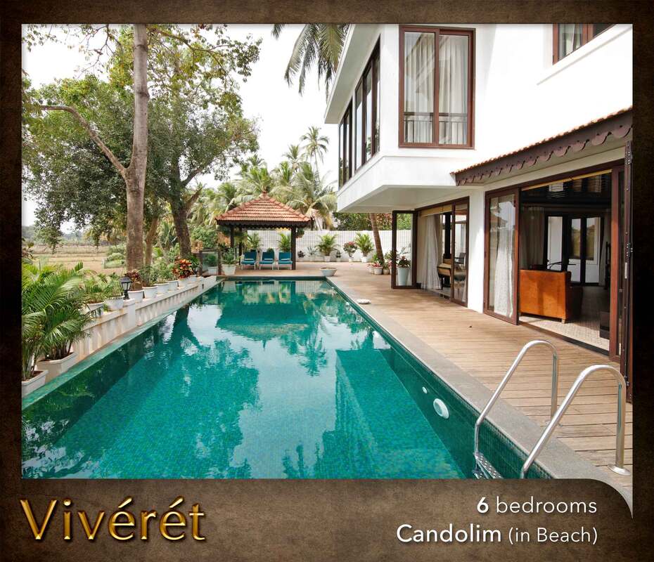 ultra luxury candolim pool villa for rent