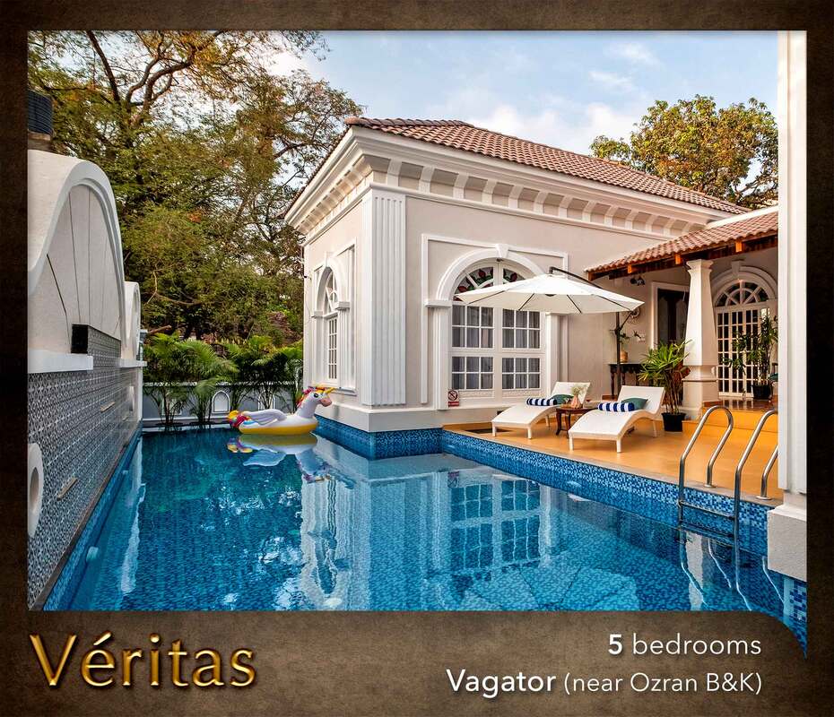 voted top 5 luxury villa in vagator