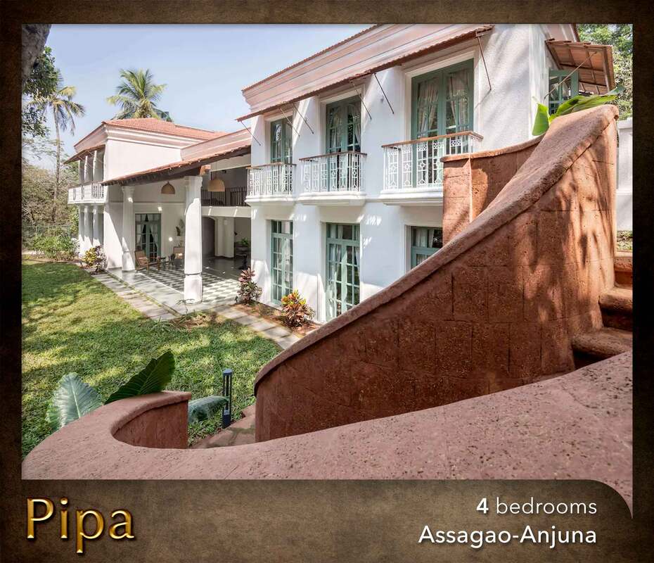 hire a villa luxury villa near calangute pool goa