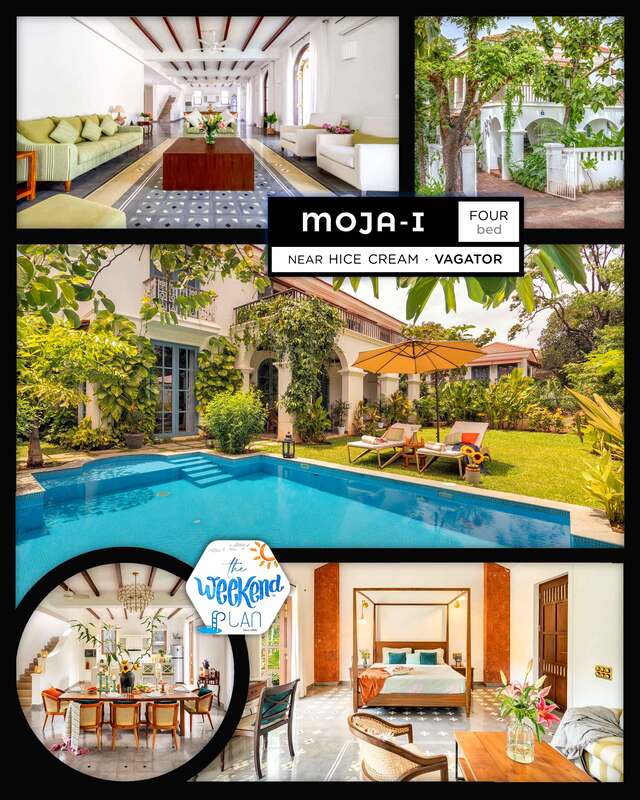 lavish and exquisite private pool villa on rent in vagator