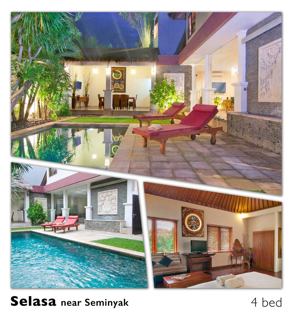 luxury villa in Petitenget pool